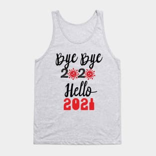 Bye Bye 2020 Hello 2021, Merry Christmas Happy New Year Gifts Tank Top